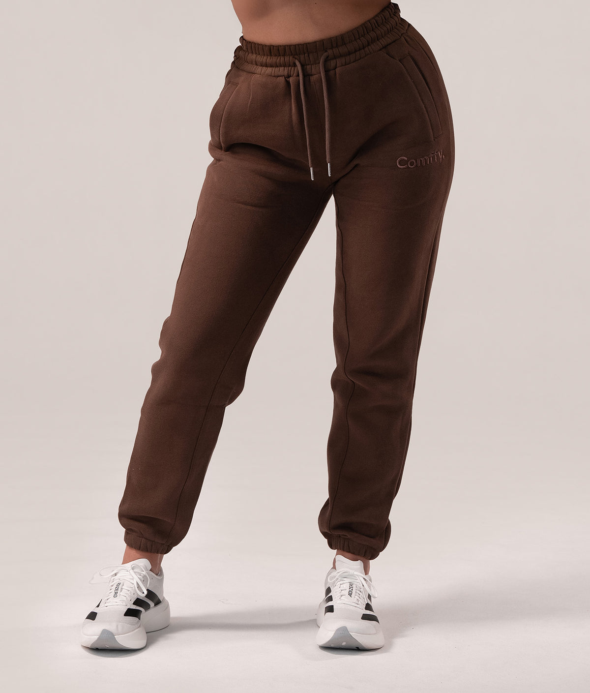 Tracksuits with drawstrings - chocolate