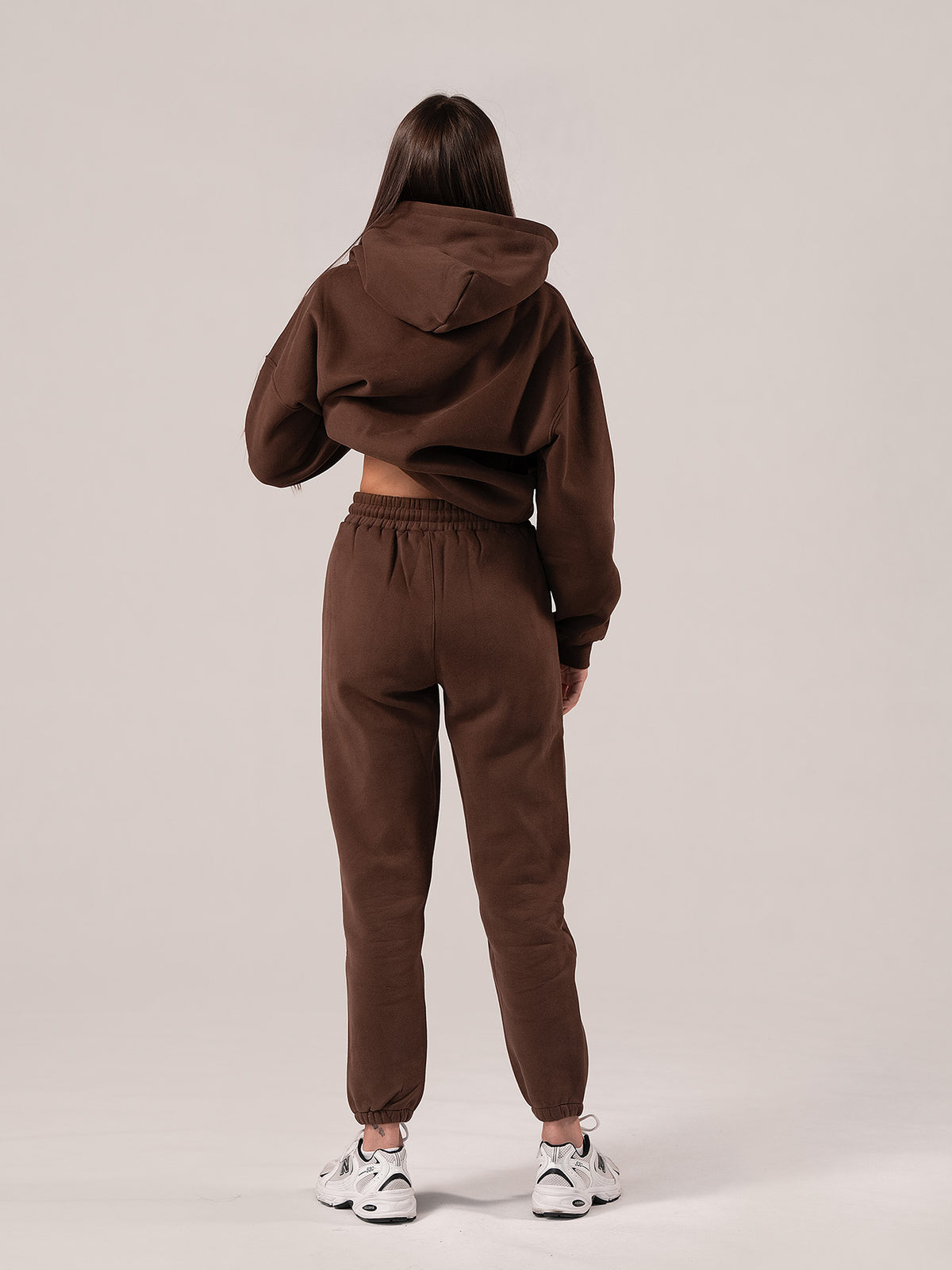 Tracksuits with drawstrings - chocolate
