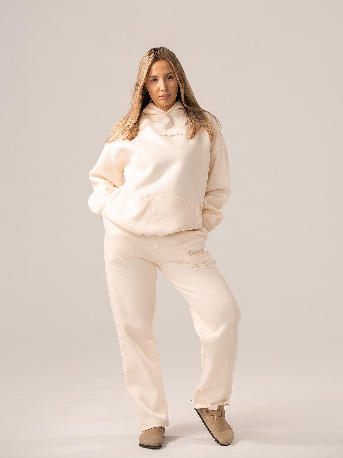Straight leg tracksuits - vanilla