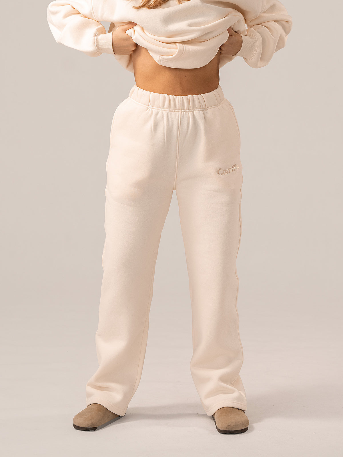 Straight leg tracksuits - vanilla